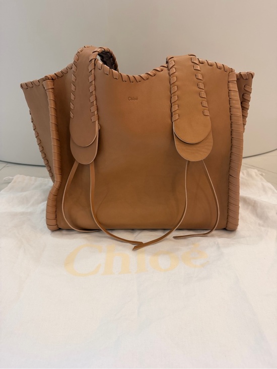 Chloe Handbags - Chloé Mony Medium Light Tan Leather Tote